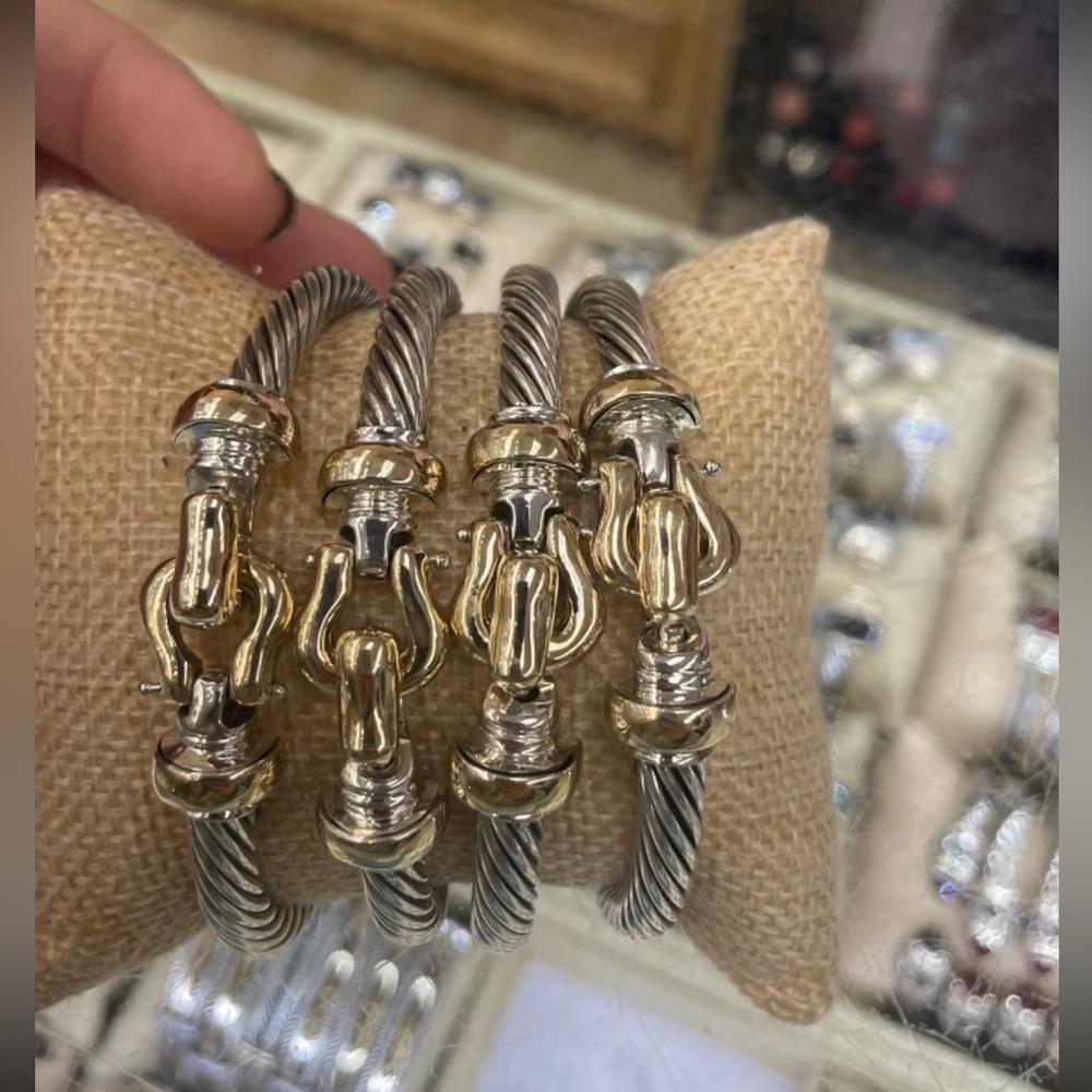 925 Silver 14K Gold